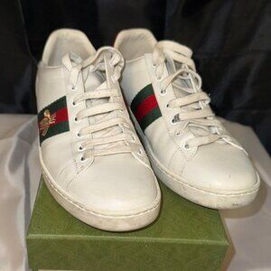 Gucci Ace Bee Sneakers Size 10W